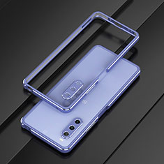 Luxury Aluminum Metal Frame Cover Case for Sony Xperia 10 V Clove Purple