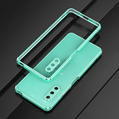 Luxury Aluminum Metal Frame Cover Case for Sony Xperia 10 V Green