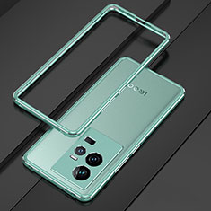 Luxury Aluminum Metal Frame Cover Case for Vivo iQOO 11 5G Green