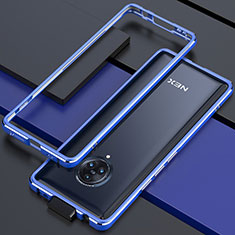 Luxury Aluminum Metal Frame Cover Case for Vivo Nex 3 5G Blue