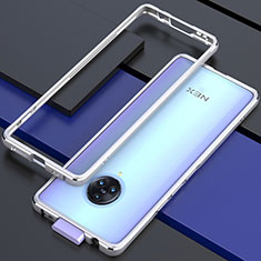 Luxury Aluminum Metal Frame Cover Case for Vivo Nex 3 5G Silver