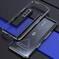 Luxury Aluminum Metal Frame Cover Case for Xiaomi Black Shark 4S 5G Black