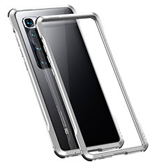 Luxury Aluminum Metal Frame Cover Case for Xiaomi Mi 10 Ultra Silver