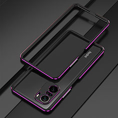 Luxury Aluminum Metal Frame Cover Case for Xiaomi Mi 11X Pro 5G Purple