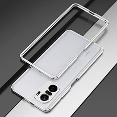 Luxury Aluminum Metal Frame Cover Case for Xiaomi Mi 11X Pro 5G Silver