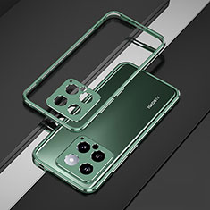 Luxury Aluminum Metal Frame Cover Case for Xiaomi Mi 14 5G Green