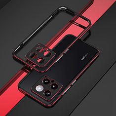 Luxury Aluminum Metal Frame Cover Case for Xiaomi Mi 14 Pro 5G Red