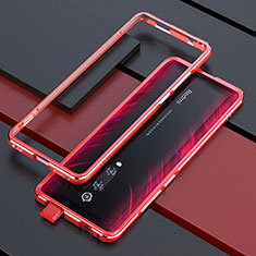 Luxury Aluminum Metal Frame Cover Case for Xiaomi Mi 9T Pro Red