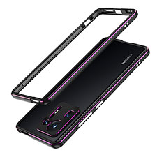 Luxury Aluminum Metal Frame Cover Case for Xiaomi Mi Mix 4 5G Purple