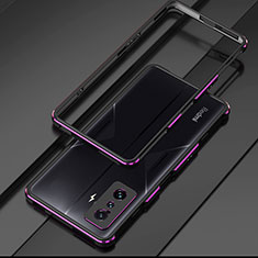 Luxury Aluminum Metal Frame Cover Case for Xiaomi Poco F4 GT 5G Purple