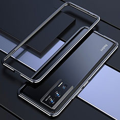 Luxury Aluminum Metal Frame Cover Case for Xiaomi Poco F5 Pro 5G Black