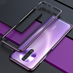 Luxury Aluminum Metal Frame Cover Case for Xiaomi Poco X2 Purple