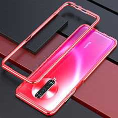 Luxury Aluminum Metal Frame Cover Case for Xiaomi Poco X2 Red