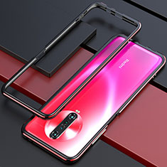 Luxury Aluminum Metal Frame Cover Case for Xiaomi Poco X2 Red and Black