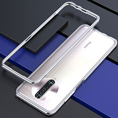 Luxury Aluminum Metal Frame Cover Case for Xiaomi Redmi K30i 5G Silver