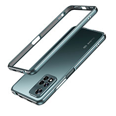 Luxury Aluminum Metal Frame Cover Case for Xiaomi Redmi Note 11 Pro+ Plus 5G Midnight Green