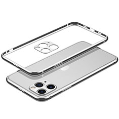 Luxury Aluminum Metal Frame Cover Case JL2 for Apple iPhone 14 Pro Silver