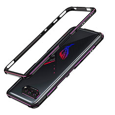 Luxury Aluminum Metal Frame Cover Case JZ1 for Asus ROG Phone 5 Pro Purple