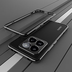 Luxury Aluminum Metal Frame Cover Case JZ2 for Xiaomi Mi 14 5G Black