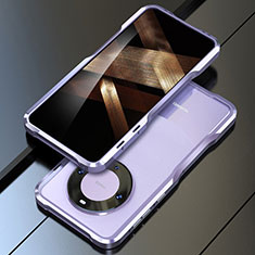 Luxury Aluminum Metal Frame Cover Case LF1 for Huawei Mate 60 Purple