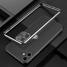 Luxury Aluminum Metal Frame Cover Case N01 for Apple iPhone 12 Black