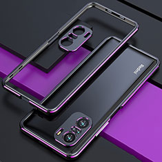 Luxury Aluminum Metal Frame Cover Case S01 for Xiaomi Mi 11X Pro 5G Purple