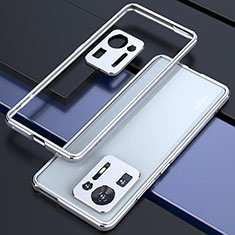 Luxury Aluminum Metal Frame Cover Case S01 for Xiaomi Mi Mix 4 5G Silver