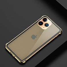 Luxury Aluminum Metal Frame Cover Case T01 for Apple iPhone 11 Pro Gold