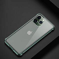 Luxury Aluminum Metal Frame Cover Case T01 for Apple iPhone 11 Pro Max Green