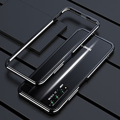 Luxury Aluminum Metal Frame Cover Case T01 for Huawei Honor 20S Black