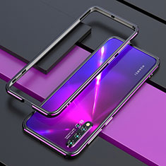 Luxury Aluminum Metal Frame Cover Case T01 for Huawei Nova 5 Pro Purple