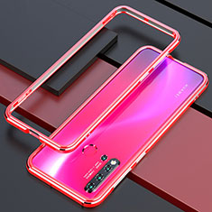 Luxury Aluminum Metal Frame Cover Case T01 for Huawei Nova 5i Red