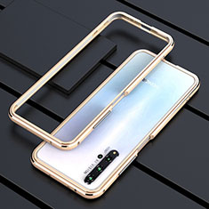 Luxury Aluminum Metal Frame Cover Case T01 for Huawei Nova 5T Gold
