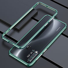 Luxury Aluminum Metal Frame Cover Case T01 for Huawei P20 Lite (2019) Green