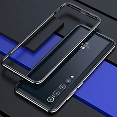 Luxury Aluminum Metal Frame Cover Case T01 for Xiaomi Mi 10 Pro Blue and Black