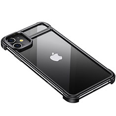 Luxury Aluminum Metal Frame Cover Case T02 for Apple iPhone 11 Black