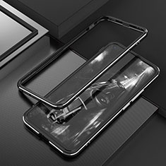 Luxury Aluminum Metal Frame Cover Case T02 for Huawei P40 Lite 5G Black