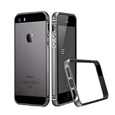 Luxury Aluminum Metal Frame Cover for Apple iPhone 5 Gray