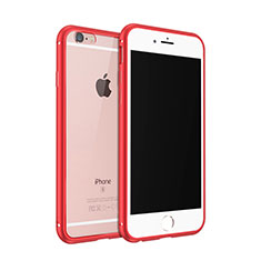 Luxury Aluminum Metal Frame Cover for Apple iPhone 6S Plus Red
