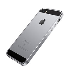 Luxury Aluminum Metal Frame Cover for Apple iPhone SE Gray