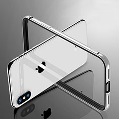 Luxury Aluminum Metal Frame Cover for Apple iPhone X Silver
