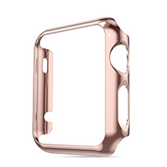 Luxury Aluminum Metal Frame Cover for Apple iWatch 42mm Pink