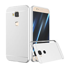 Luxury Aluminum Metal Frame Cover for Huawei G8 Silver