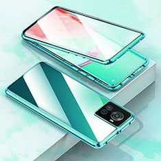 Luxury Aluminum Metal Frame Mirror Cover Case 360 Degrees for OnePlus Ace 5G Green