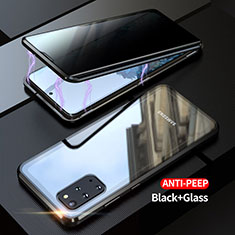 Luxury Aluminum Metal Frame Mirror Cover Case 360 Degrees LK1 for Samsung Galaxy S20 Plus 5G Black