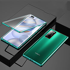 Luxury Aluminum Metal Frame Mirror Cover Case 360 Degrees M01 for Huawei Honor 30 Pro+ Plus Green