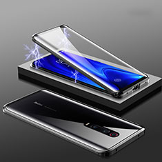 Luxury Aluminum Metal Frame Mirror Cover Case 360 Degrees M01 for Xiaomi Mi 9T Pro Black