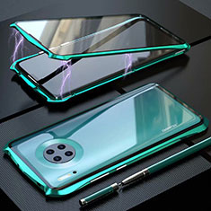 Luxury Aluminum Metal Frame Mirror Cover Case 360 Degrees M06 for Huawei Mate 30 5G Green