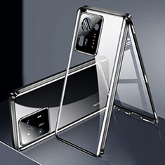 Luxury Aluminum Metal Frame Mirror Cover Case 360 Degrees P01 for Xiaomi Mi Mix 4 5G Black