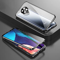 Luxury Aluminum Metal Frame Mirror Cover Case 360 Degrees T01 for Xiaomi Poco F2 Pro Black